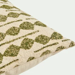 Coussin*alinea Coussin ethnique en coton - cèdre 45x45cm Vert