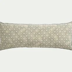 Coussin*alinea Coussin finition croquet en coton 30x80cm - Vert