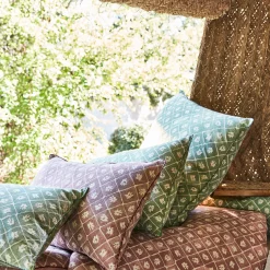 Coussin*alinea Coussin finition croquet en coton 30x80cm - Vert