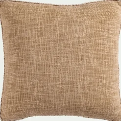 Coussin*alinea Coussin finition passepoil en coton 45x45cm - Naturel