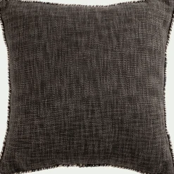Coussin*alinea Coussin finition passepoil en coton 45x45cm - Gris
