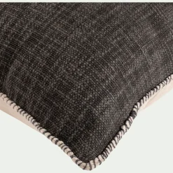 Coussin*alinea Coussin finition passepoil en coton 45x45cm - Gris