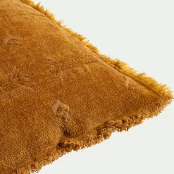 Coussin*alinea Coussin frangé en velours 30x50cm - brun alep Marron