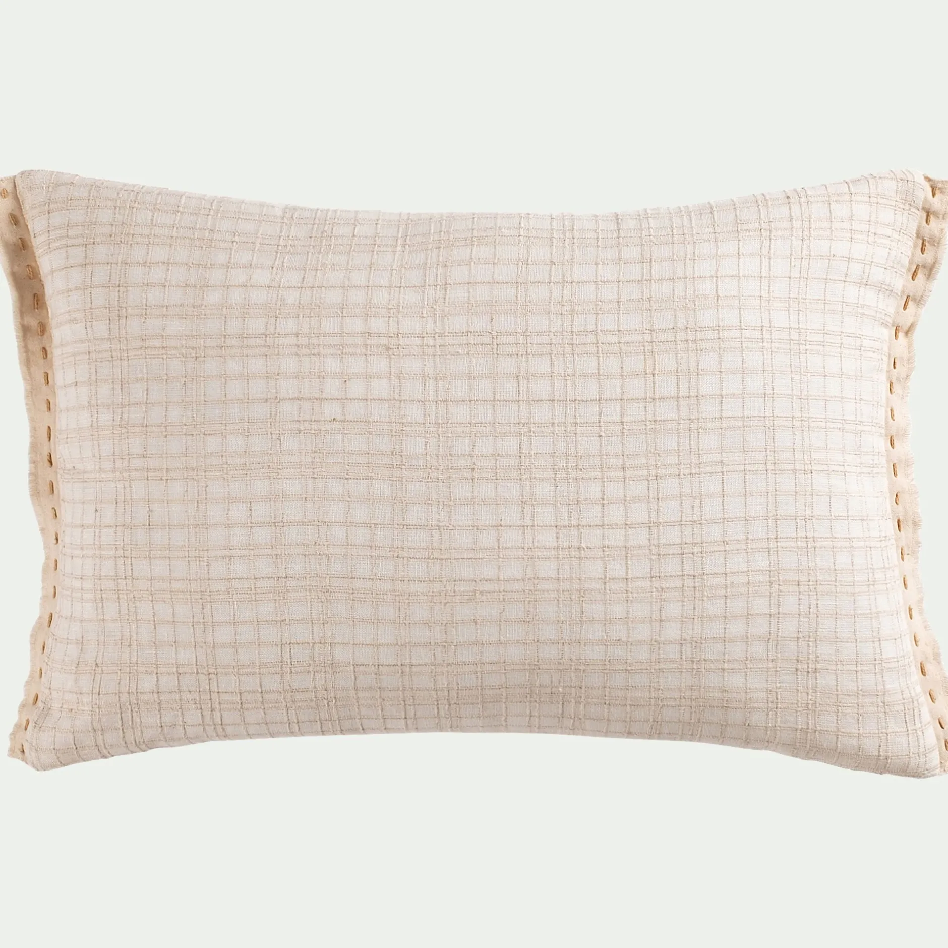 Coussin*alinea Coussin khanta en lin et coton 40x60cm - blanc