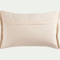 Coussin*alinea Coussin khanta en lin et coton 40x60cm - blanc