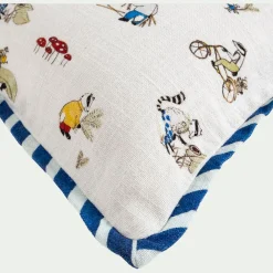 Bureau Enfant|Coussin Enfant*alinea Coussin motif animalier en coton 45x45cm - Blanc