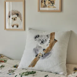 Bureau Enfant|Coussin Enfant*alinea Coussin motif koala en coton 45x45cm - Gris