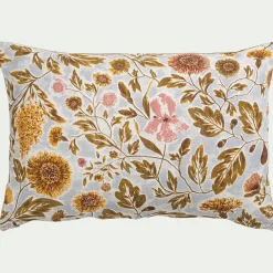 Coussin*alinea Coussin motif Provence en coton 40x60cm - Marron