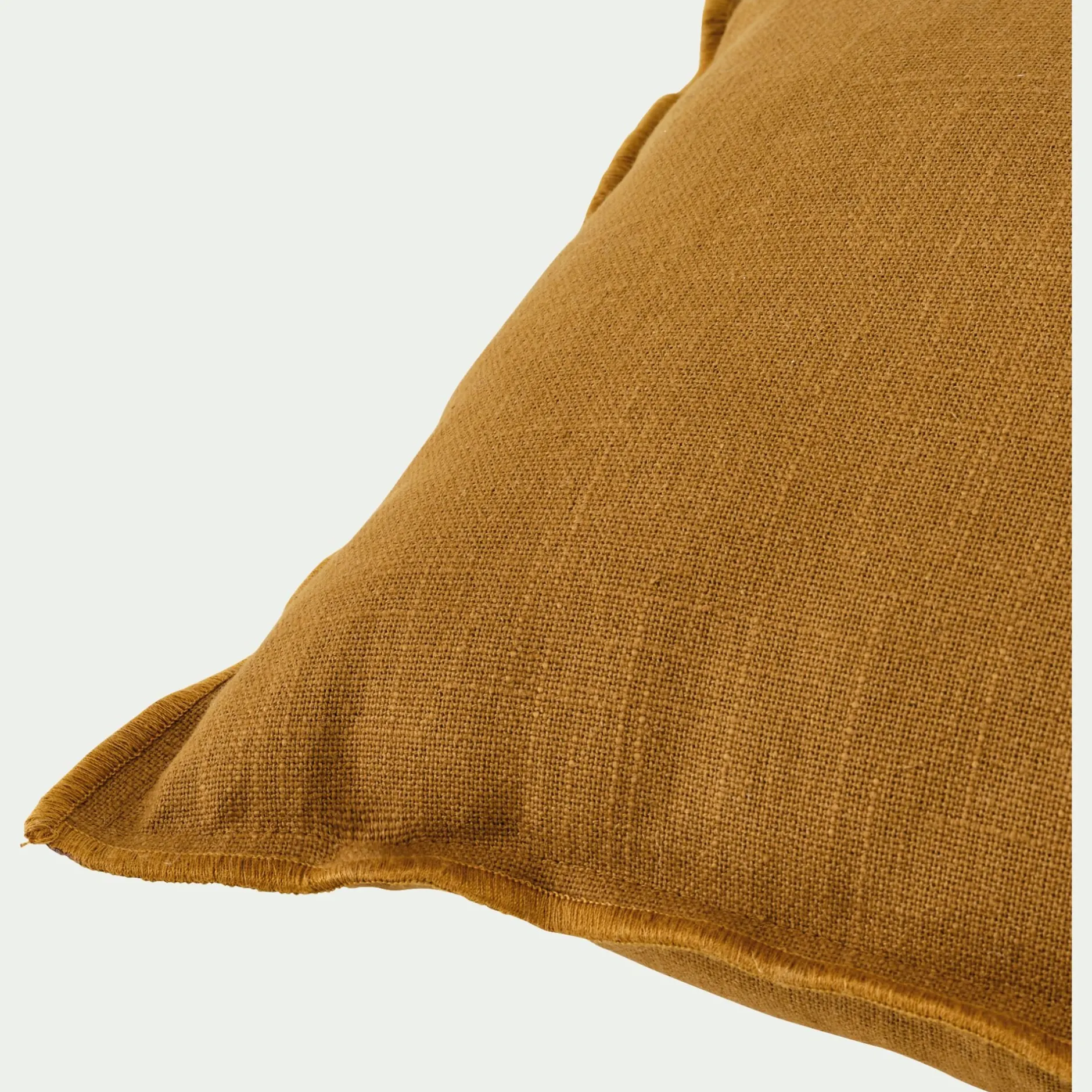 Coussin*alinea Coussin point de bourdon en coton 30x50cm - brun alep Marron