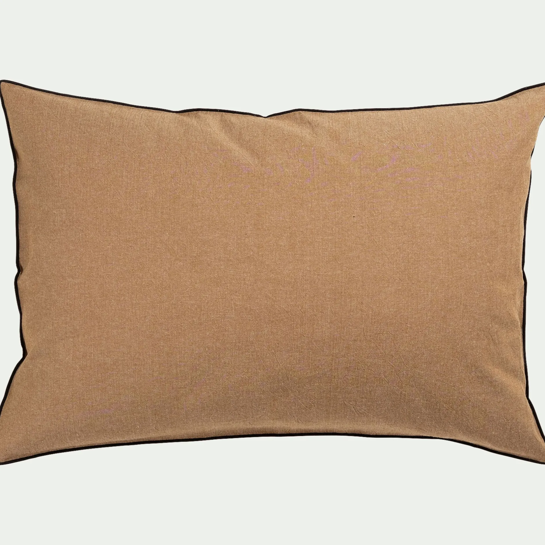 Coussin*alinea Coussin points bourdon en coton - brun alep 50x70cm Marron
