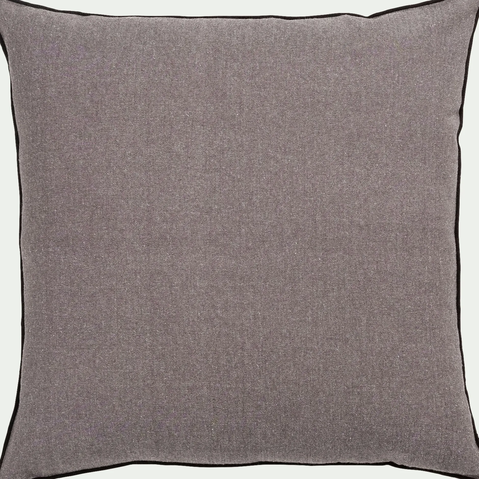 Coussin*alinea Coussin points bourdon en coton - ardoise 45x45cm Gris