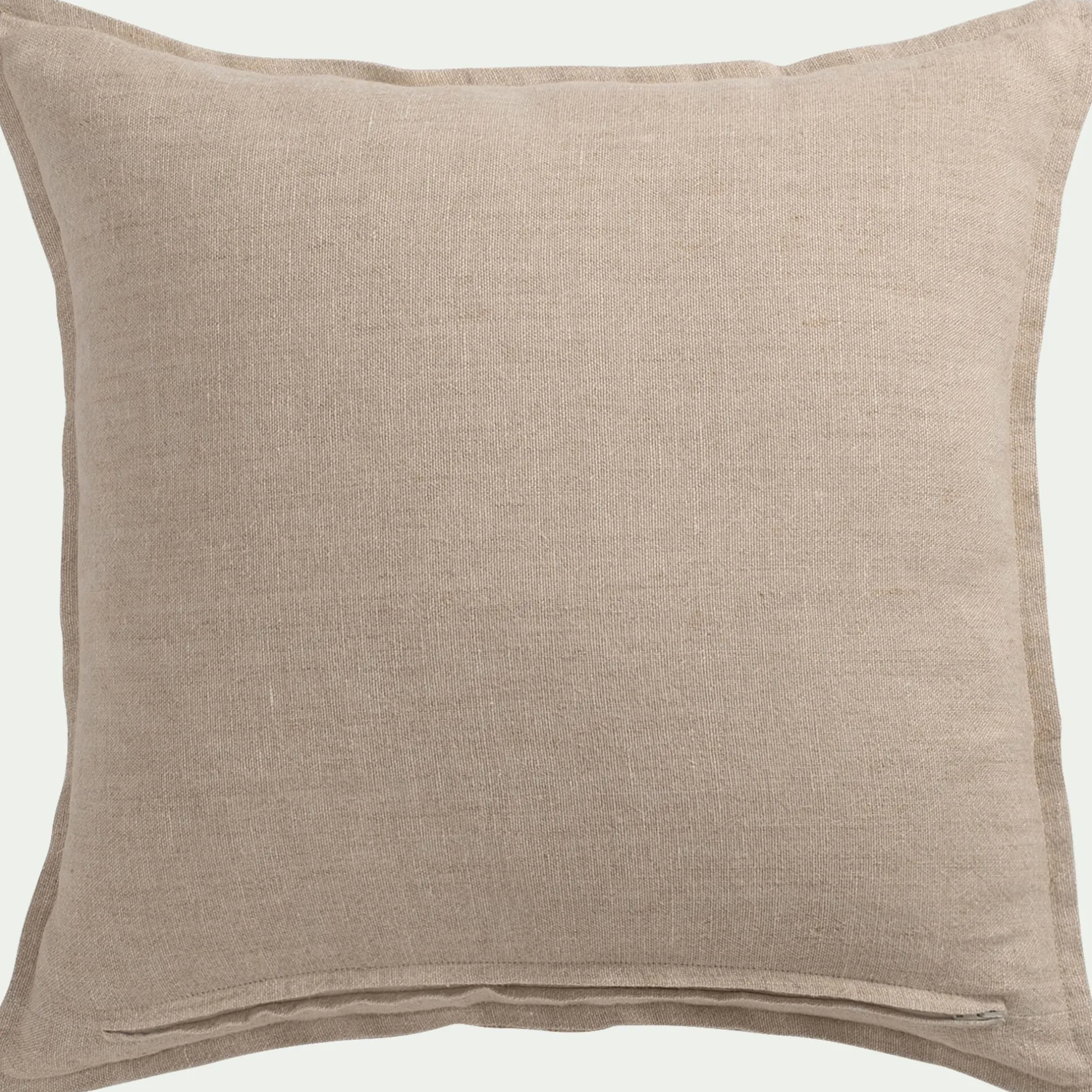 Coussin*alinea Coussin rayé en lin 45x45cm - Rouge