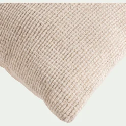 Coussin*alinea Coussin tissé en coton 50x70cm - Beige