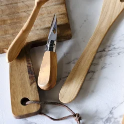 Couteau De Cuisine*alinea Couteau à huître pliable en bois d'olivier Bois clair