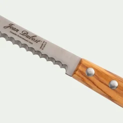 Couteau De Cuisine*alinea Couteau à tomates en inox et bois d'olivier 21cm - Naturel