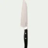 Couteau De Cuisine*alinea Couteau forgé japonais Santoku avec lame 18 cm en acier inoxydable