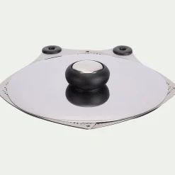 Accessoire De Cuisson*alinea Couvercle ajustable en inox - métallisé Gris