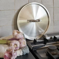 Accessoire De Cuisson*alinea Couvercle en inox De Buyer - argenté D24 cm |Argenté