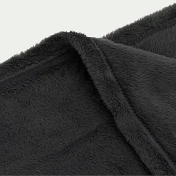 Plaid|Couvre-Lit*alinea Couvre lit effet polaire- ardoise 180x220cm Gris