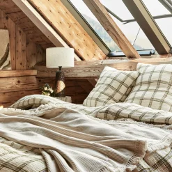 Couvre-Lit*alinea Couvre-lit en coton point ajouré 230x240cm - écru Blanc