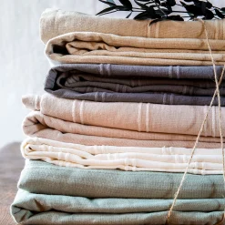 Couvre-Lit*alinea Couvre-lit tissé en coton 230x250cm - roucas Beige