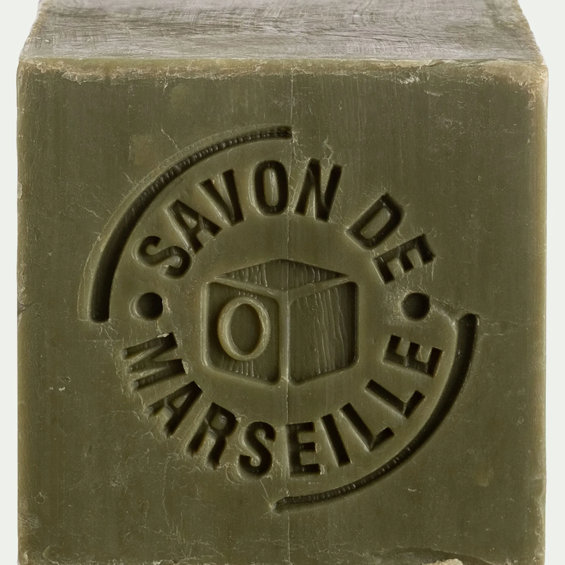Cosmétique|Accessoire De Salle De Bain*alinea Cube savon de Marseille 300gr - Vert