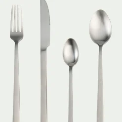 Couvert De Table*alinea Cuillère à café en inox finition satinée - Argenté