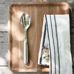 Ustensile De Cuisine|Couvert De Service*alinea Cuillère de service perforée en inox 28cm - métallisé Gris