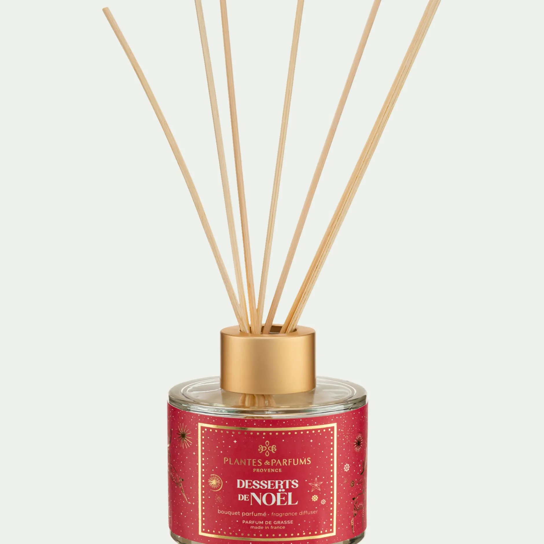 Parfum D'Ambiance*alinea Diffuseur de parfum senteur Desserts de Noël 100ml Rouge