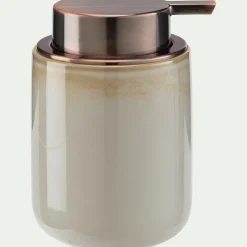 Accessoire De Salle De Bain*alinea Distributeur de savon en céramique - Gris