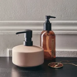 Accessoire De Salle De Bain*alinea Distributeur de savon en grès - Rose