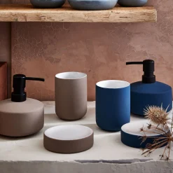 Accessoire De Salle De Bain*alinea Distributeur de savon en grès - Rose