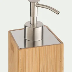 Accessoire De Salle De Bain*alinea Distributeur de savon en bambou - Naturel