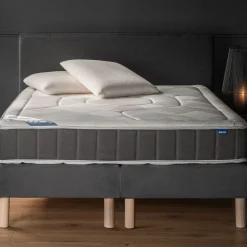 Sommier Tapissier|Bultex*alinea Double sommier tapissier Bultex à lattes - 160x200cm Gris