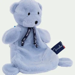 Matelas Enfant|Peluche*alinea Doudou ours - H23cm Bleu