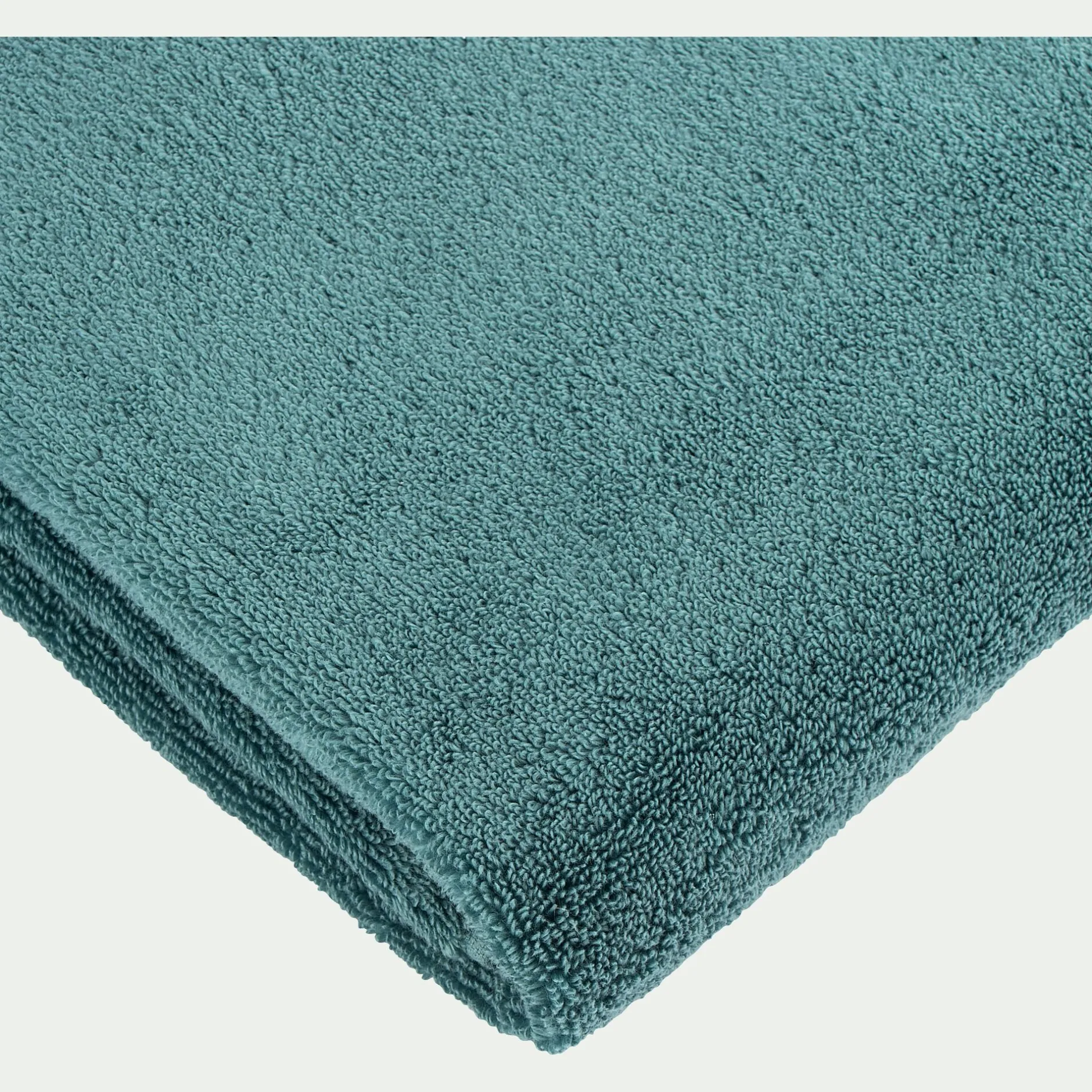 Drap De Bain*alinea Drap de bain bouclette en coton - 100x150cm Vert