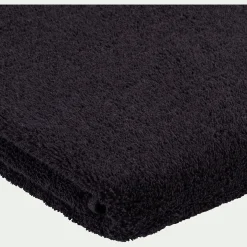 Drap De Bain*alinea Drap de bain brodé en coton - 100x150cm Noir