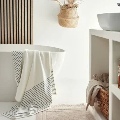 Drap De Bain*alinea Drap de bain en coton - ventoux 100x150cm Blanc