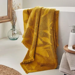 Drap De Bain*alinea Drap de bain en coton - argan 100x150cm Jaune