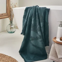 Drap De Bain*alinea Drap de bain en coton - cèdre 100x150cm Vert