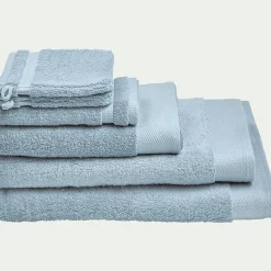 Drap De Bain*alinea Drap de bain en coton peigné - calaluna 100x150cm Bleu