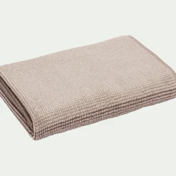 Drap De Douche*alinea Drap de douche bouclette jacquard en coton - alpilles 70x140cm Beige
