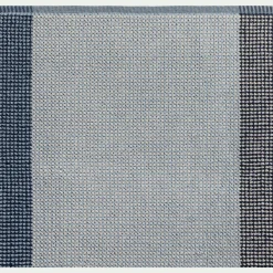 Drap De Douche*alinea Drap de douche bouclette jacquard en coton - 70x140cm Bleu