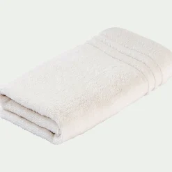 Drap De Douche*alinea Drap de douche bouclette en coton - ventoux 70x140cm Blanc