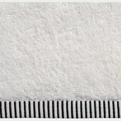 Drap De Douche*alinea Drap de douche brodé en coton - ventoux 70x140cm Blanc