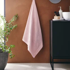 Drap De Douche*alinea Drap de douche en bouclettes de coton bio - rosa 70x130cm Rose