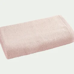 Drap De Douche*alinea Drap de douche en bouclettes de coton bio - rosa 70x130cm Rose