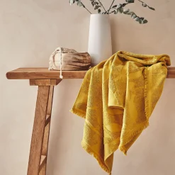Drap De Douche*alinea Drap de douche en coton - argan 70x140cm Jaune