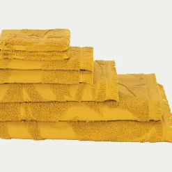 Drap De Douche*alinea Drap de douche en coton - argan 70x140cm Jaune