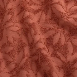 Drap De Douche*alinea Drap de douche en coton motif floral 70x140cm - terracotta Rouge